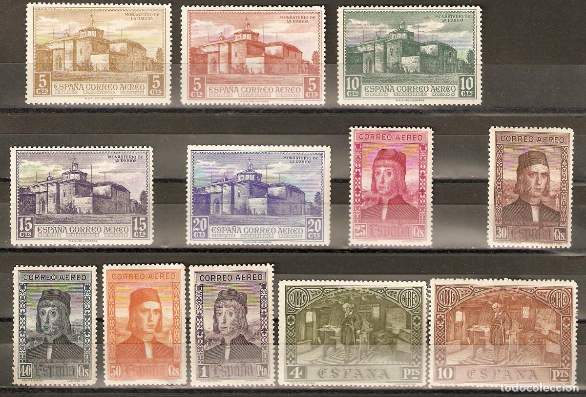 Stamps: 1930 DESCUBRIMIENTO DE AMERICA EDIFIL 547/8** SIN FIJASELLOS