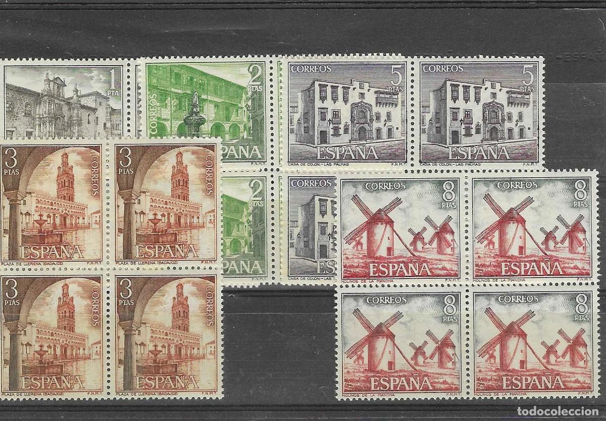 Sellos: Sellos de Espa&ntilde;a A&ntilde;o 1973 Turismo sellos nuevos** en bloque de 4 N&ordm; Edifil 2129/33