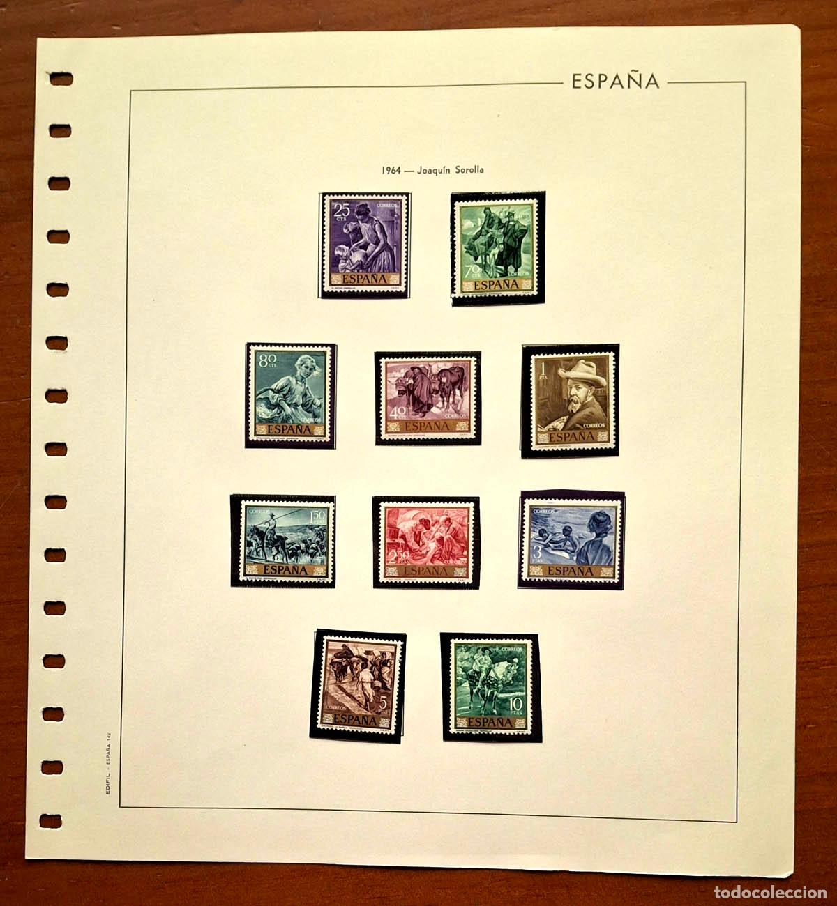 Timbres: Hoja Edifil a&ntilde;o 1964 con sellos nuevos MNH **