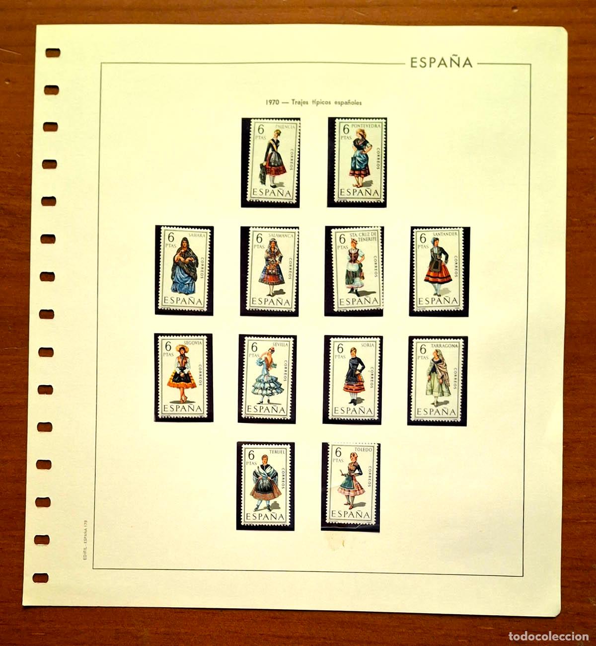 Sellos: Hoja Edifil a&ntilde;o 1970 con sellos nuevos MNH **