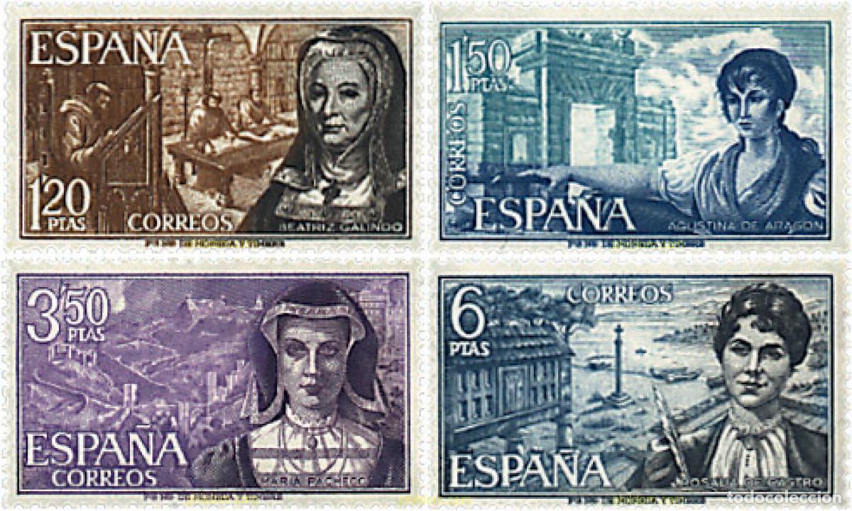 Sellos: 84734 MNH ESPA&Ntilde;A 1968 PERSONAJES ESPA&Ntilde;OLES
