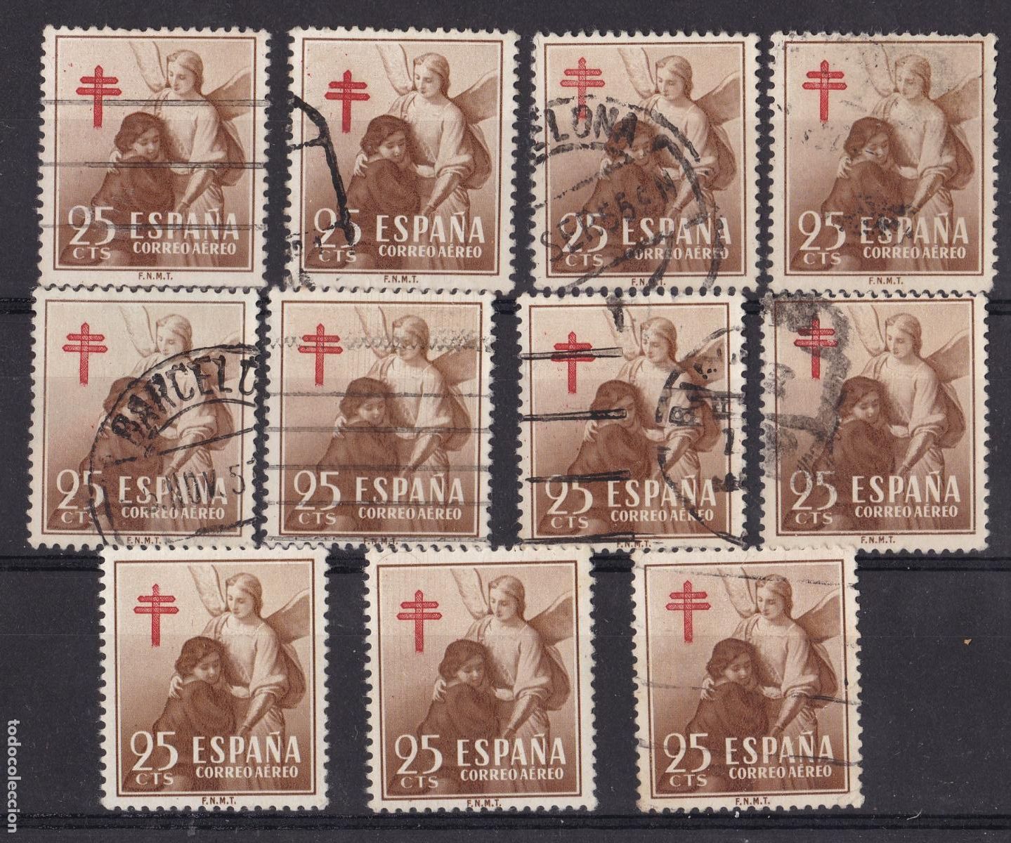 Sellos: FC4-140 -TUBERCULOSOS A&eacute;reo Edifil 1123 x 11 Sellos . 100 euros
