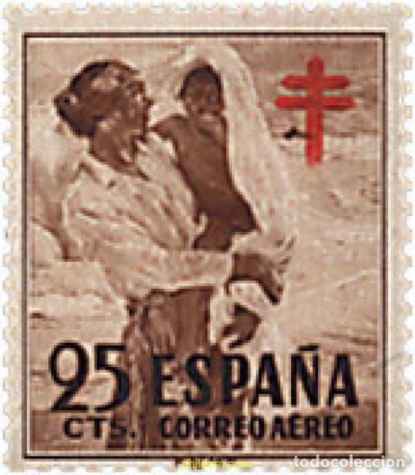 Sellos: 252097 MNH ESPA&Ntilde;A 1951 ANTITUBERCULOSIS - Foto 1