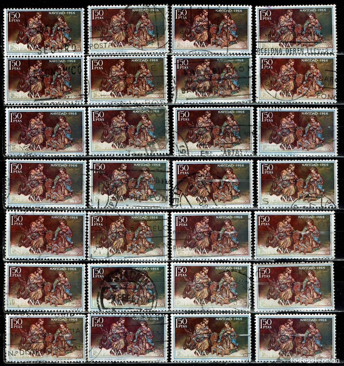 Stamps: ESPA&Ntilde;A 1966 - EDIFIL 1764 USADOS - LIQUIDAC. 28 SELLOS