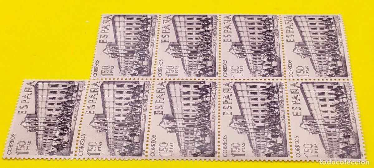 Sellos: Espa&ntilde;a 1969. Edifil 1940. Forjadores de Am&eacute;rica. Casa de la Moneda de Chile. Nuevos. Bloque de 9