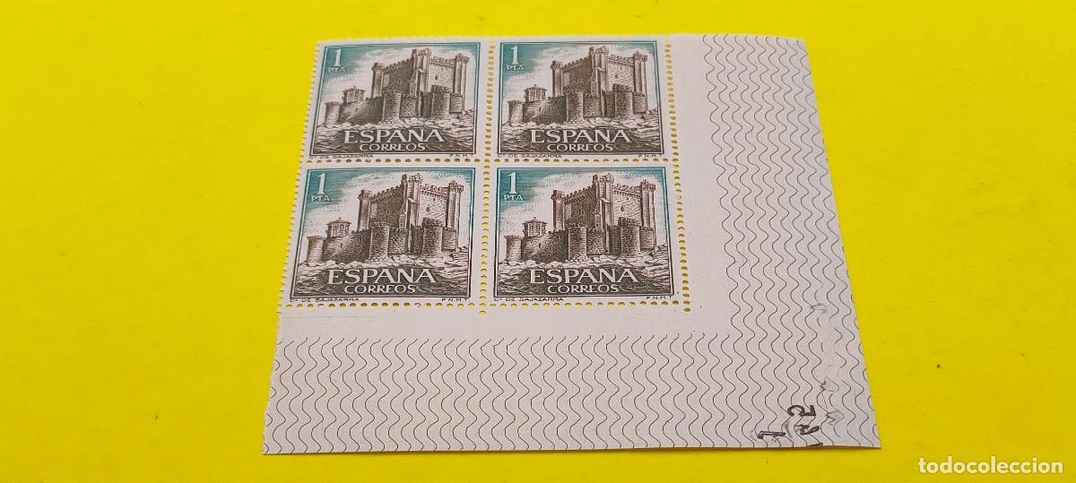 Sellos: Espa&ntilde;a 1972. Edifil 2093. Castillos de Espa&ntilde;a. Sajazarra (Logro&ntilde;o) . Nuevos. Bloque de 4