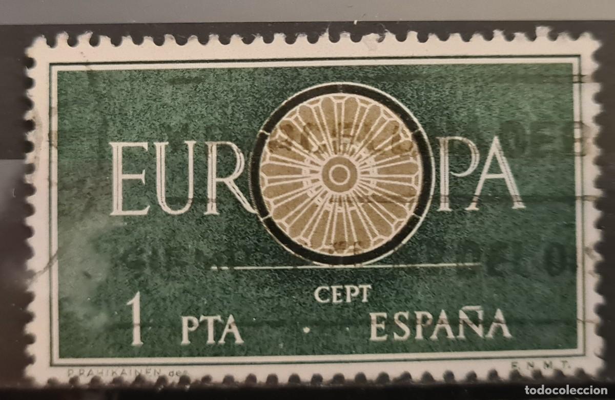 Sellos: Sello usado de Espa&ntilde;a 1960: Europa