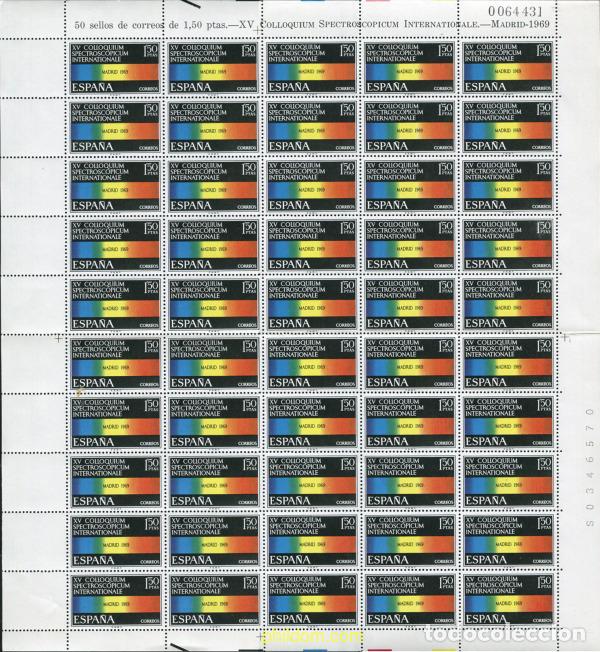 Sellos: 728638 MNH ESPA&Ntilde;A 1969 15 COLLOQUIUM SPECTROSCOPICUM INTERLATIONALE