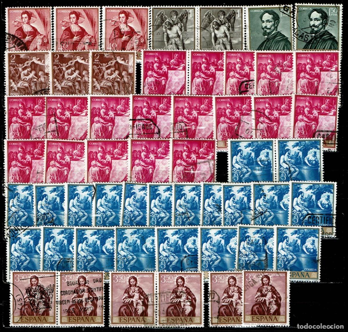 Sellos: SELECCION 30 SELLOS USADOS ESPA&Ntilde;A 1969