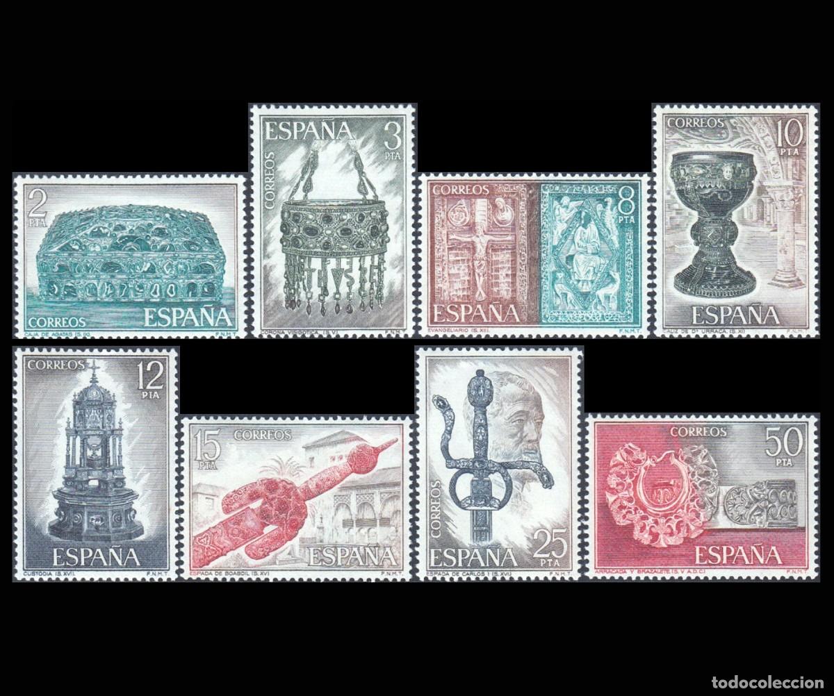 Sellos: Espa&ntilde;a 1975 | Expo. Filatelia Espa&ntilde;a '75 / Orfebrer&iacute;a | Edifil 2244/51 MNH **