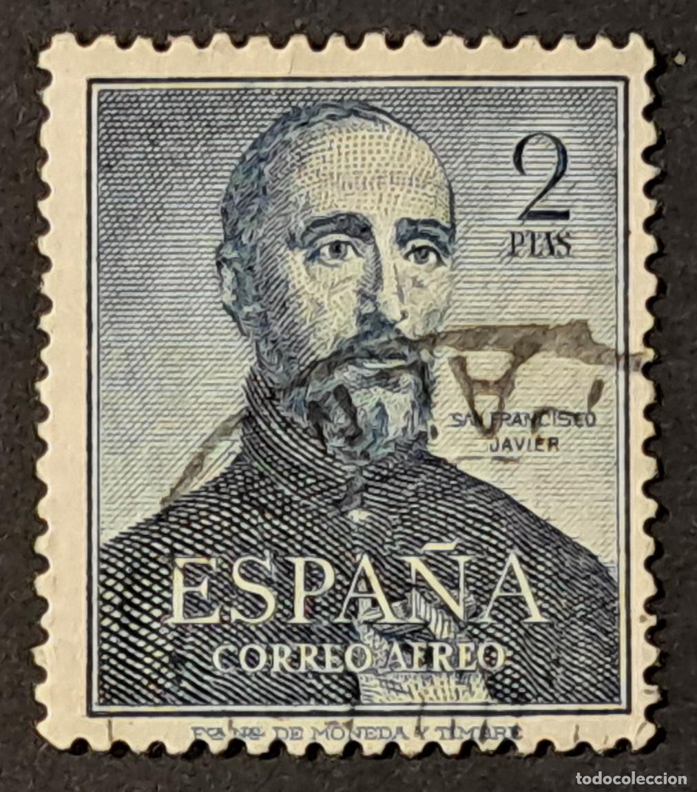 Sellos: Espa&ntilde;a 1952 Edifil 1118 San Francisco Javier usado, matasellado