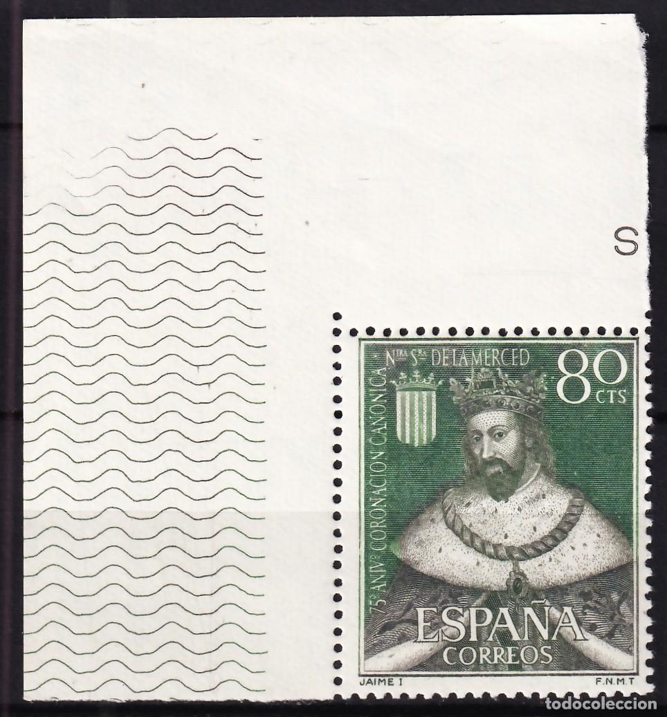 Sellos: ESPA&Ntilde;A, 1963 EDIFIL N&ordm; 1522ef /**/, [Falta el color gris negruzco.]