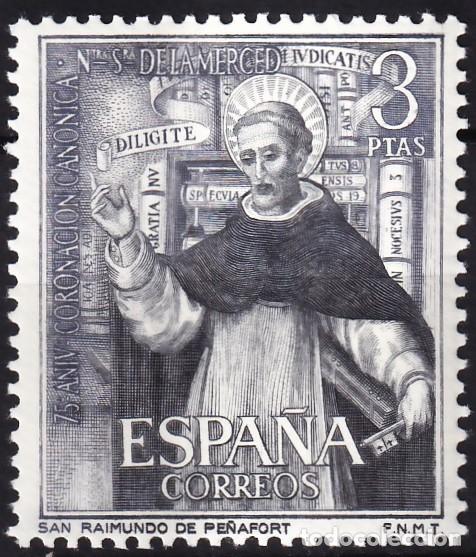 Sellos: ESPA&Ntilde;A, 1963 EDIFIL N&ordm; 1525ef /**/, 3 pts. negro. [Falta un color]