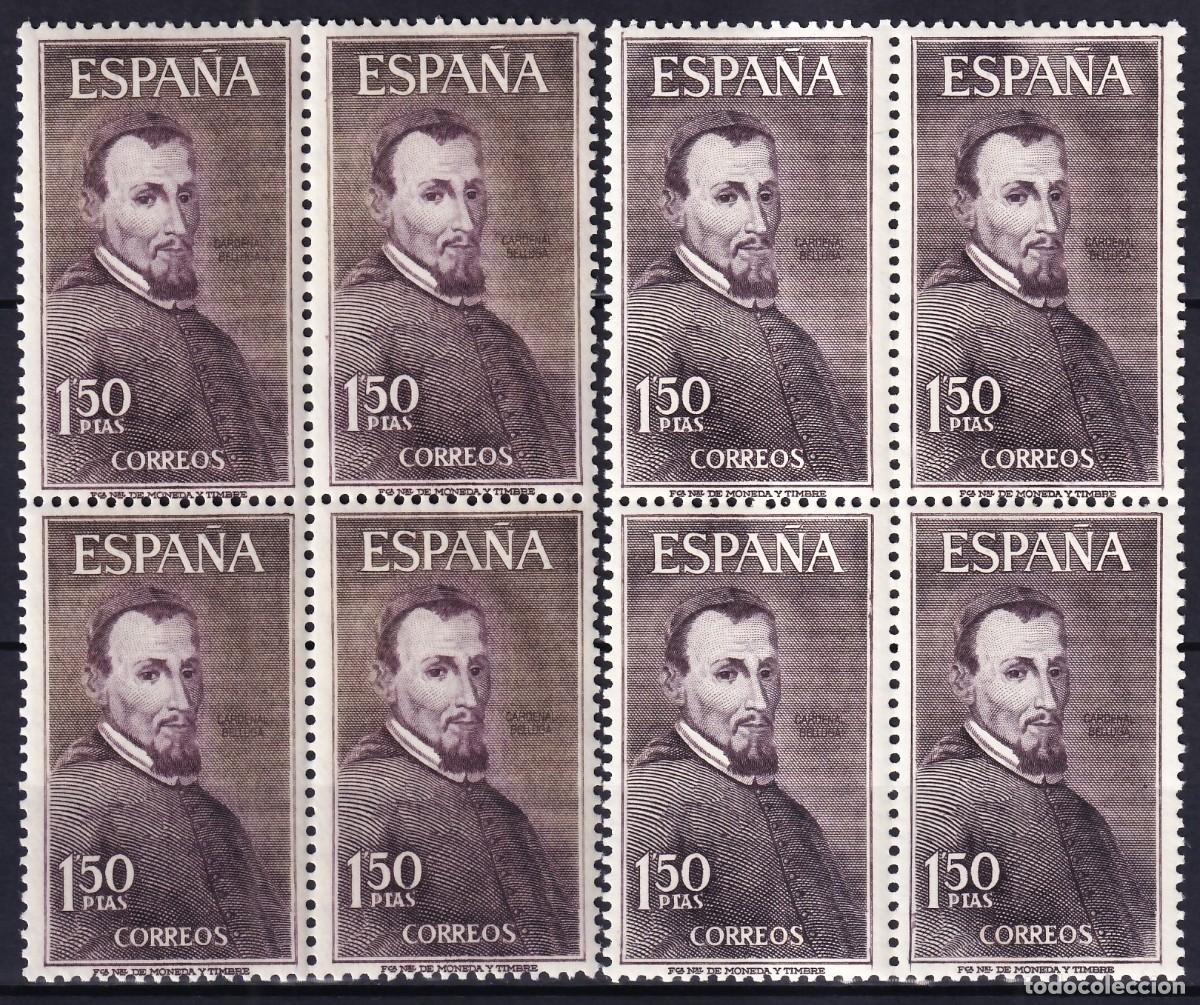 Sellos: ESPA&Ntilde;A, 1963 EDIFIL N&ordm; 1535ef, 1,50 pts, violeta [Fanta de un color.]