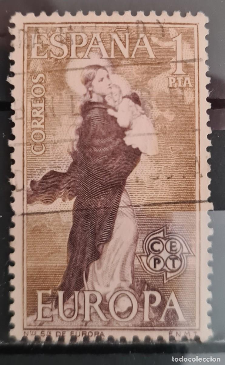 Selos: Sello usado de Espa&ntilde;a 1963: Europa