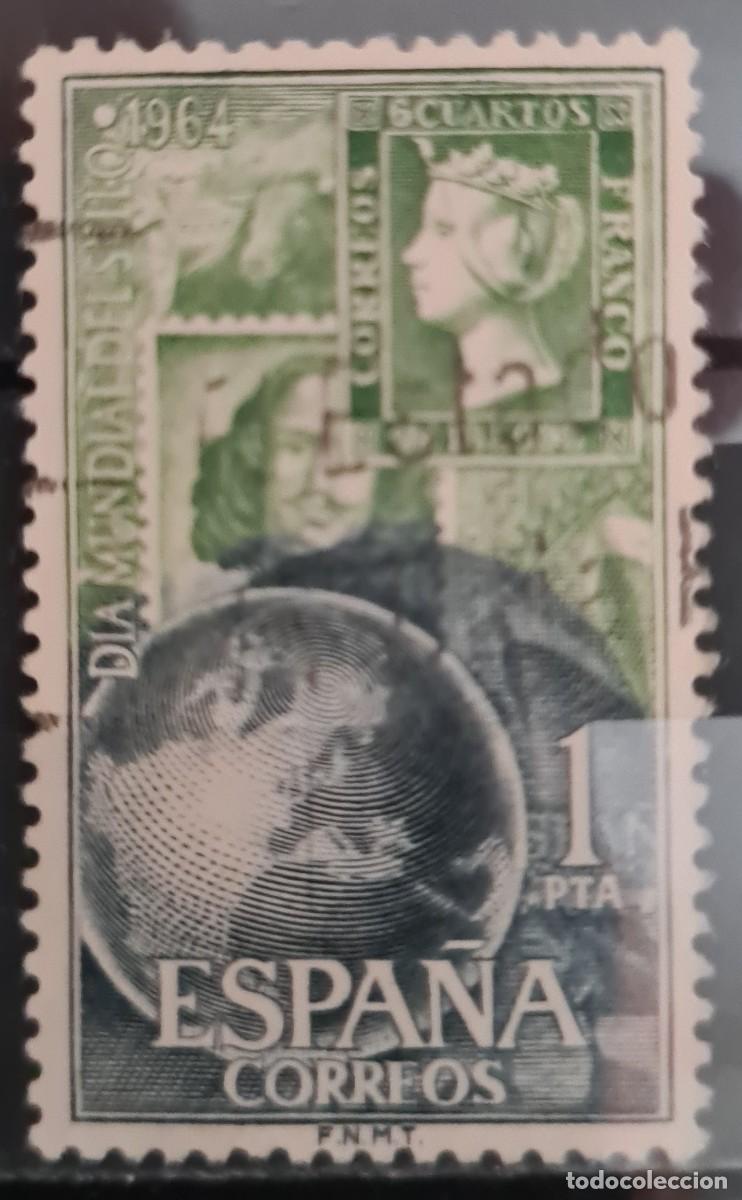 Selos: Sello usado de Espa&ntilde;a 1964: d&iacute;a mundial del sello