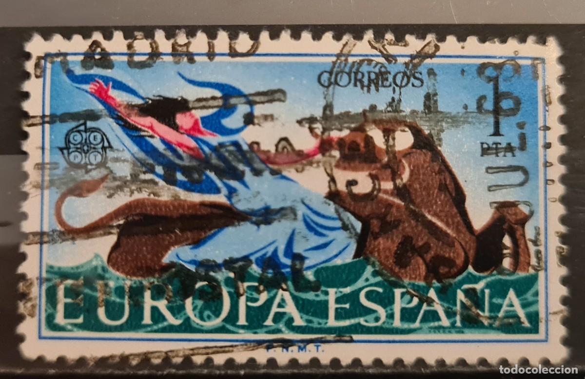 Sellos: Sello usado de Espa&ntilde;a 1966: Europa