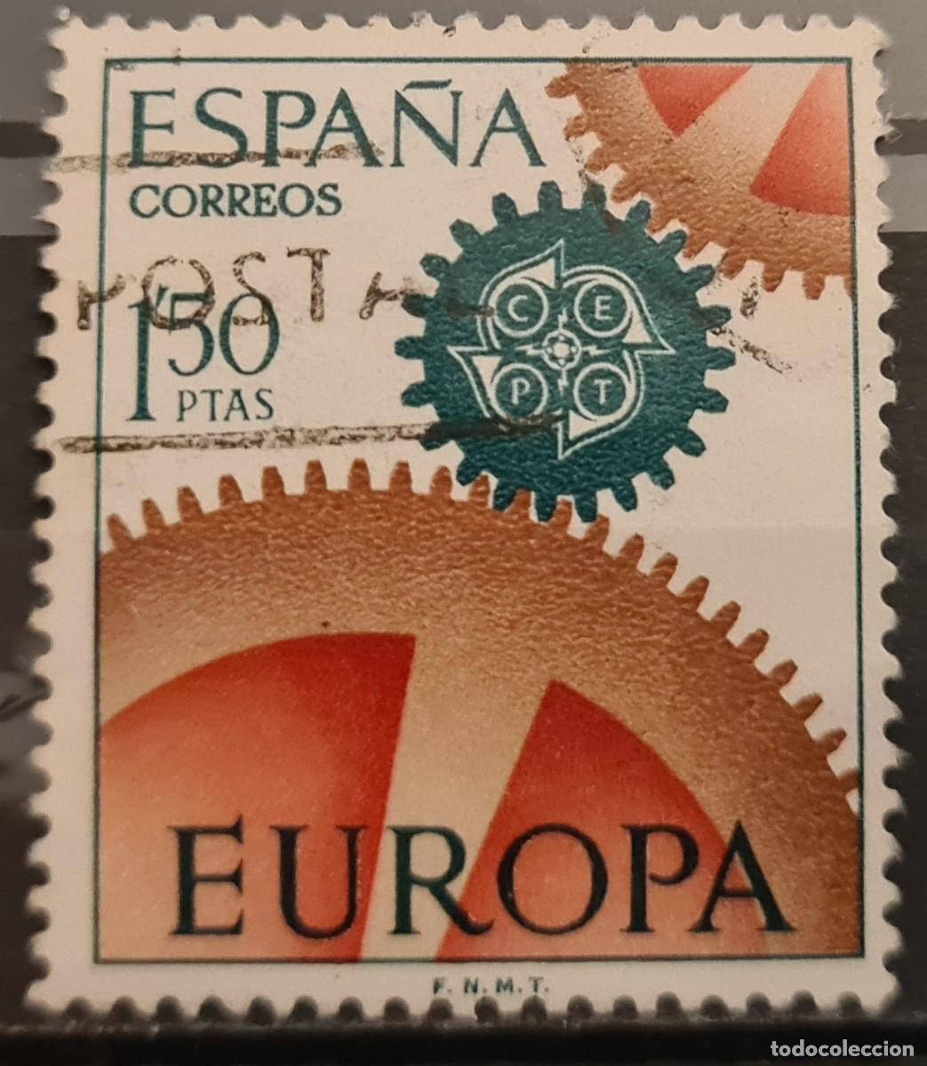 Sellos: Sello usado de Espa&ntilde;a 1967: Europa
