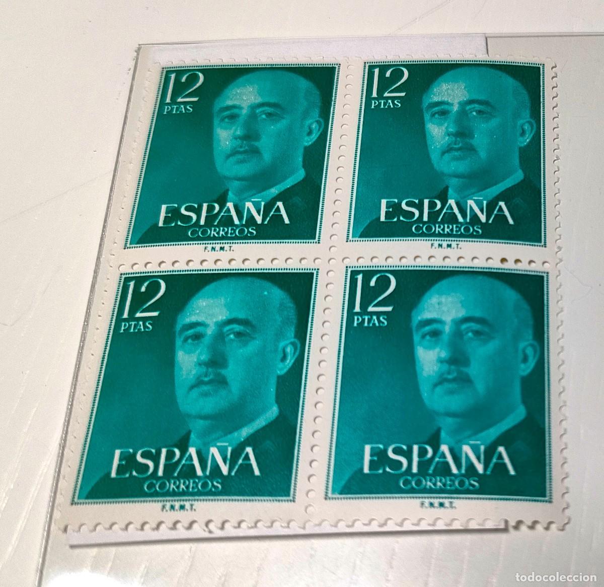Sellos: Espa&ntilde;a 1974. Edifil 2227. General Franco. Nuevos. Bloque de 4