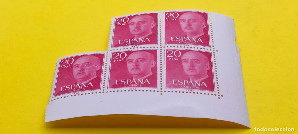 Sellos: Espa&ntilde;a 1974. Edifil 2228. General Franco. Nuevos. Bloque de 5
