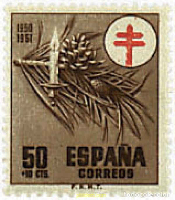 Sellos: 258390 MNH ESPA&Ntilde;A 1950 PRO TUBERCULOSOS