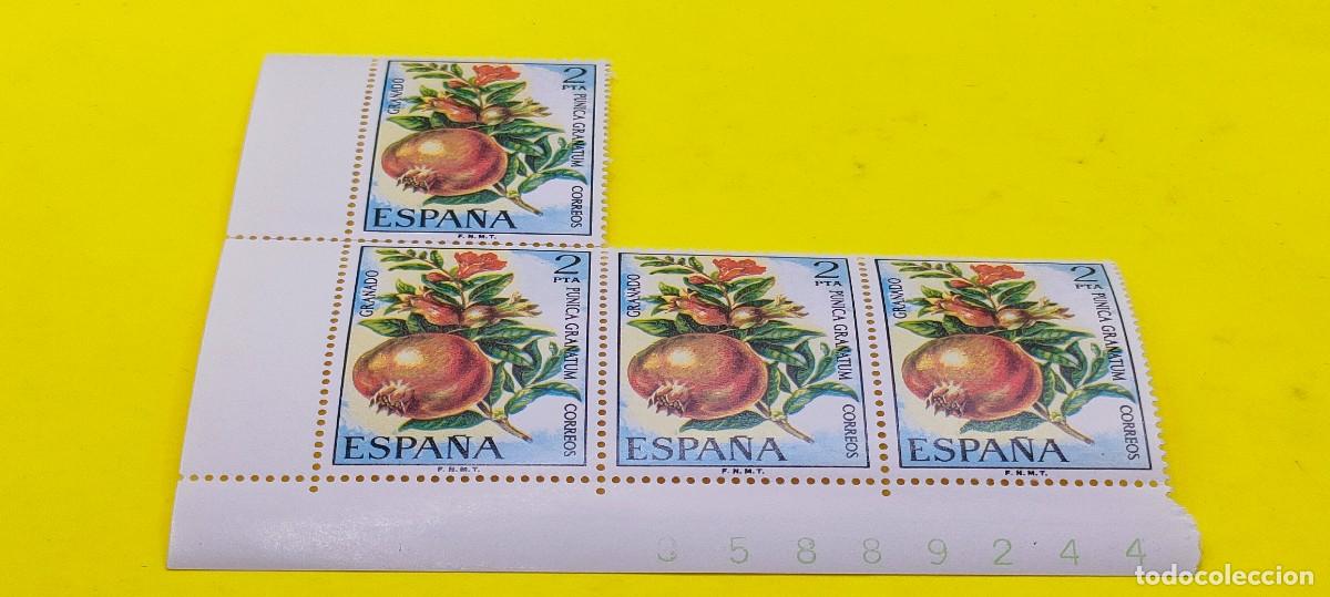 Sellos: Espa&ntilde;a 1975. Edifil 2255. Flora. Granado. Nuevos. Bloque de 4