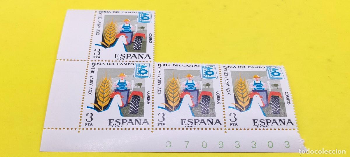 Sellos: Espa&ntilde;a 1975. Edifil 2263. XXV Aniversario de la Feria del Campo. Nuevos. Bloque de 4