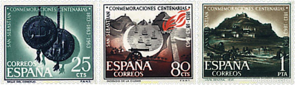 Sellos: 84585 MNH ESPA&Ntilde;A 1963 CONMEMORACIONES CENTENARIAS DE LA RECONSTRUCCION Y EXPANSION DE LA CIUDAD DE