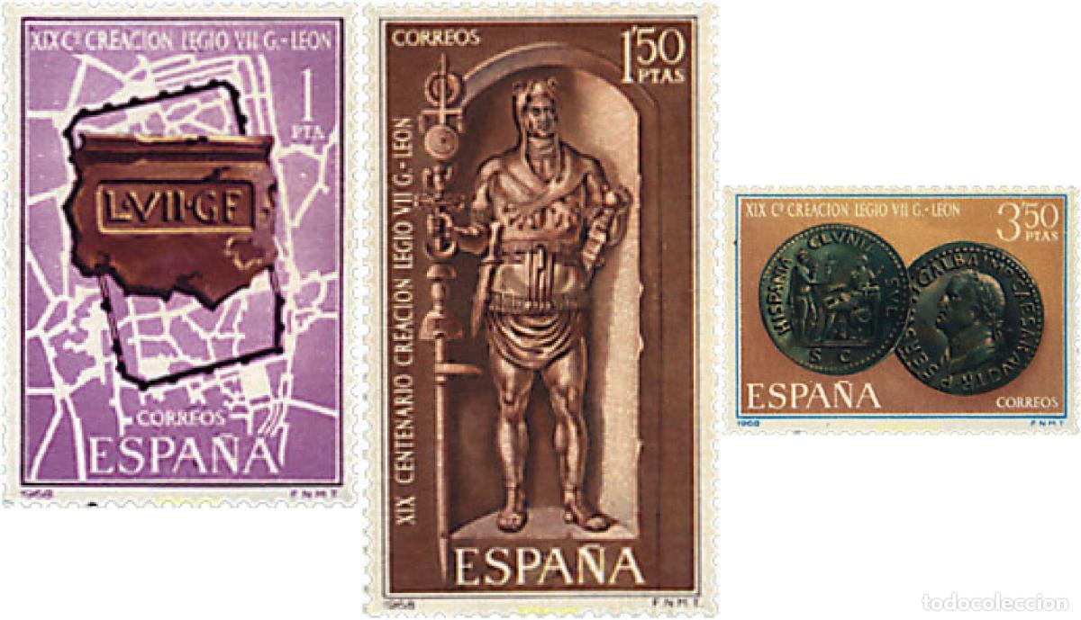 Sellos: 84738 MNH ESPA&Ntilde;A 1968 19 CENTENARIO DE LA CREACION DE LA LEGION VII GEMINA