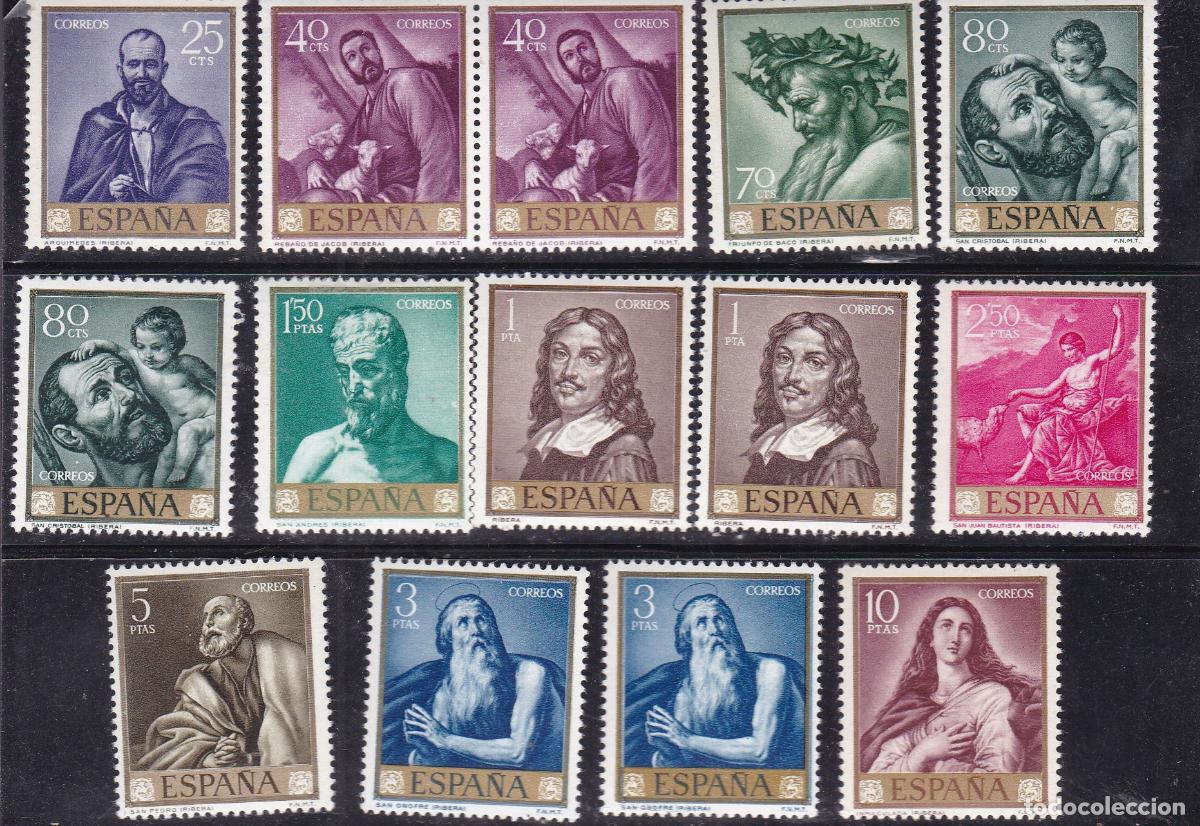 Sellos: FC-122-RIBERA Edifil 1498/507 ** sin Fijasellos . PERFECTOS