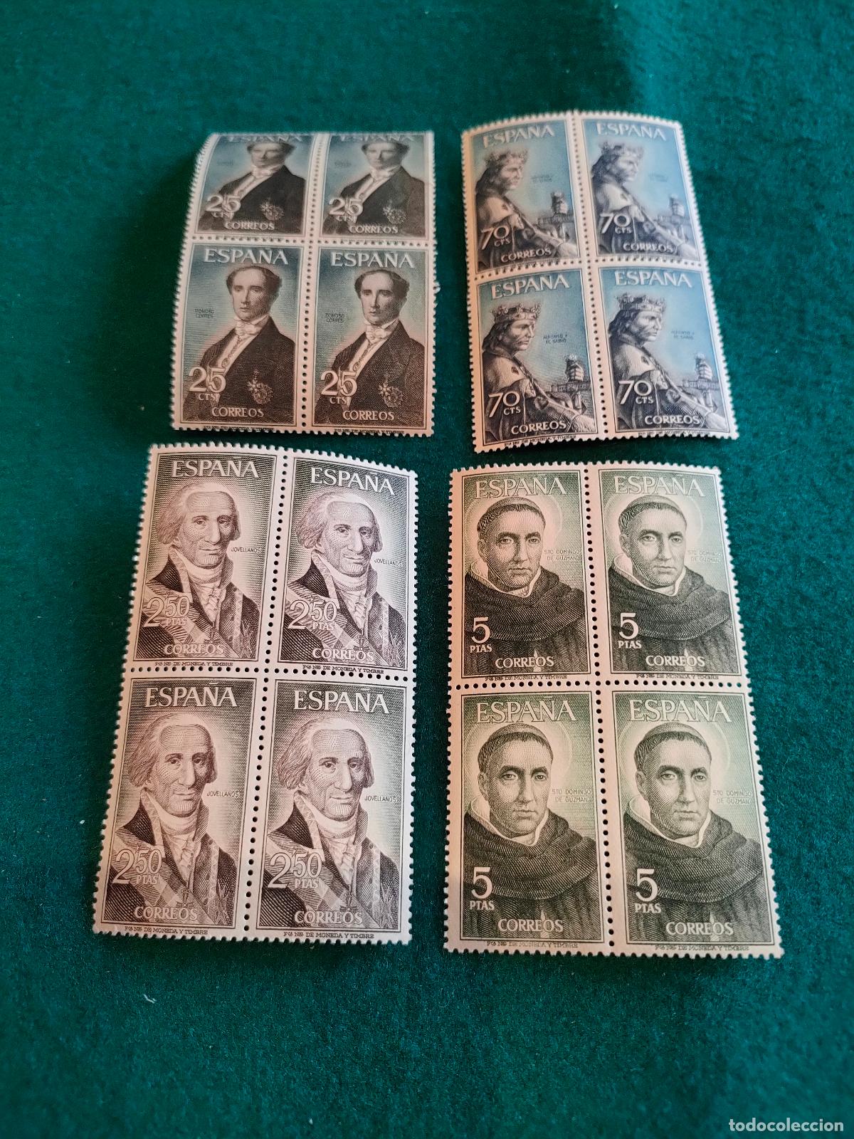 Sellos: EDIFIL 1653-56 NUEVOS EN BLOQUE DE 4