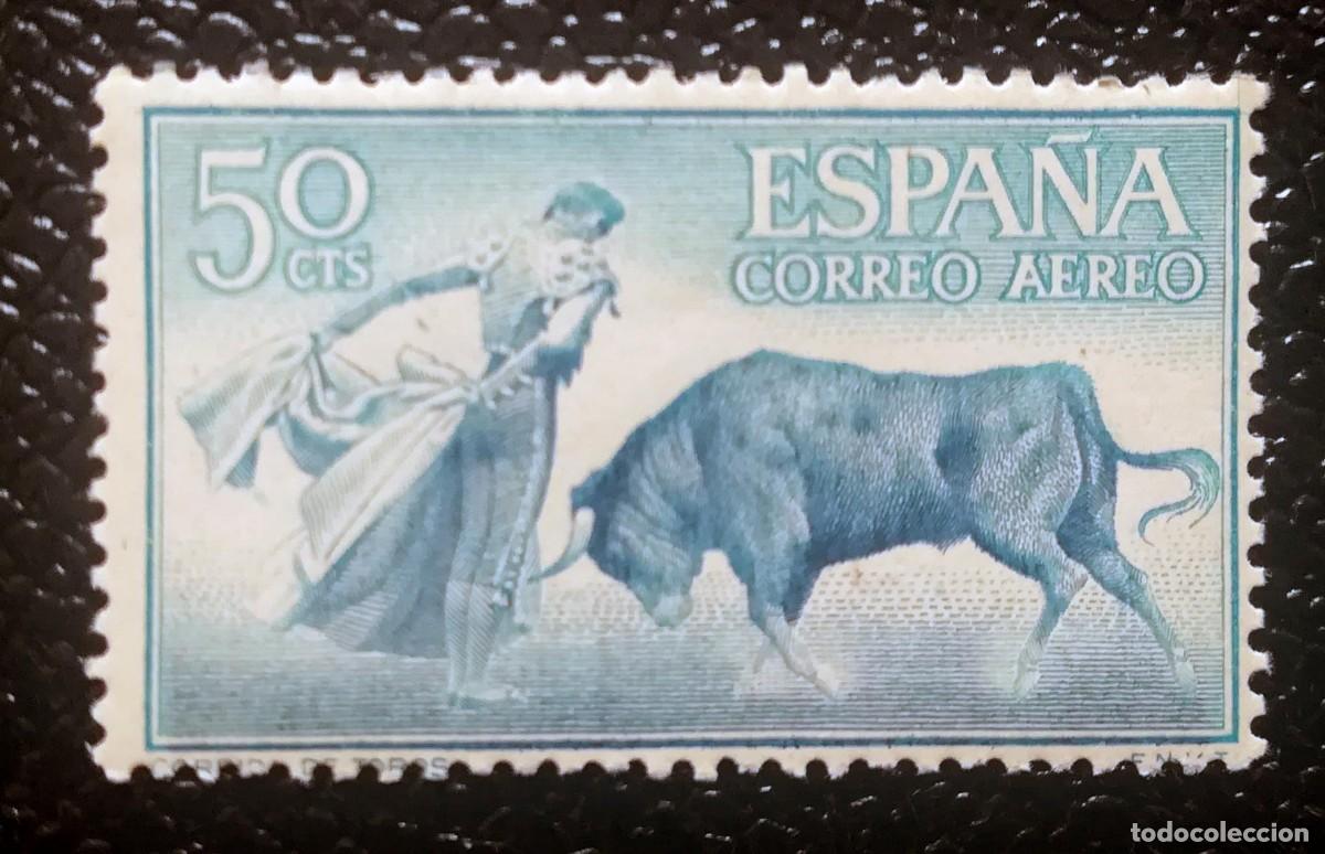 Sellos: Serie Fiesta Nacional. Tauromaquia. Corrida de toros. 1960. Edifil 1267.