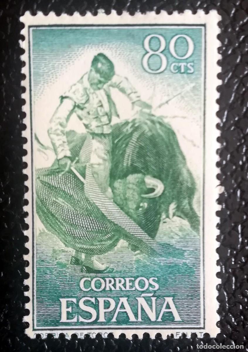 Sellos: Serie Fiesta Nacional. Tauromaquia. Corrida de toros. 1960. Edifil 1260.