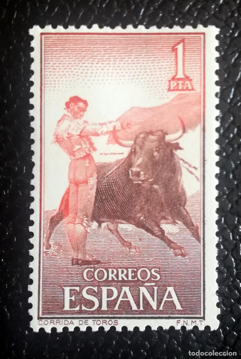 Sellos: Serie Fiesta Nacional. Tauromaquia. Corrida de toros. 1960. Edifil 1261.