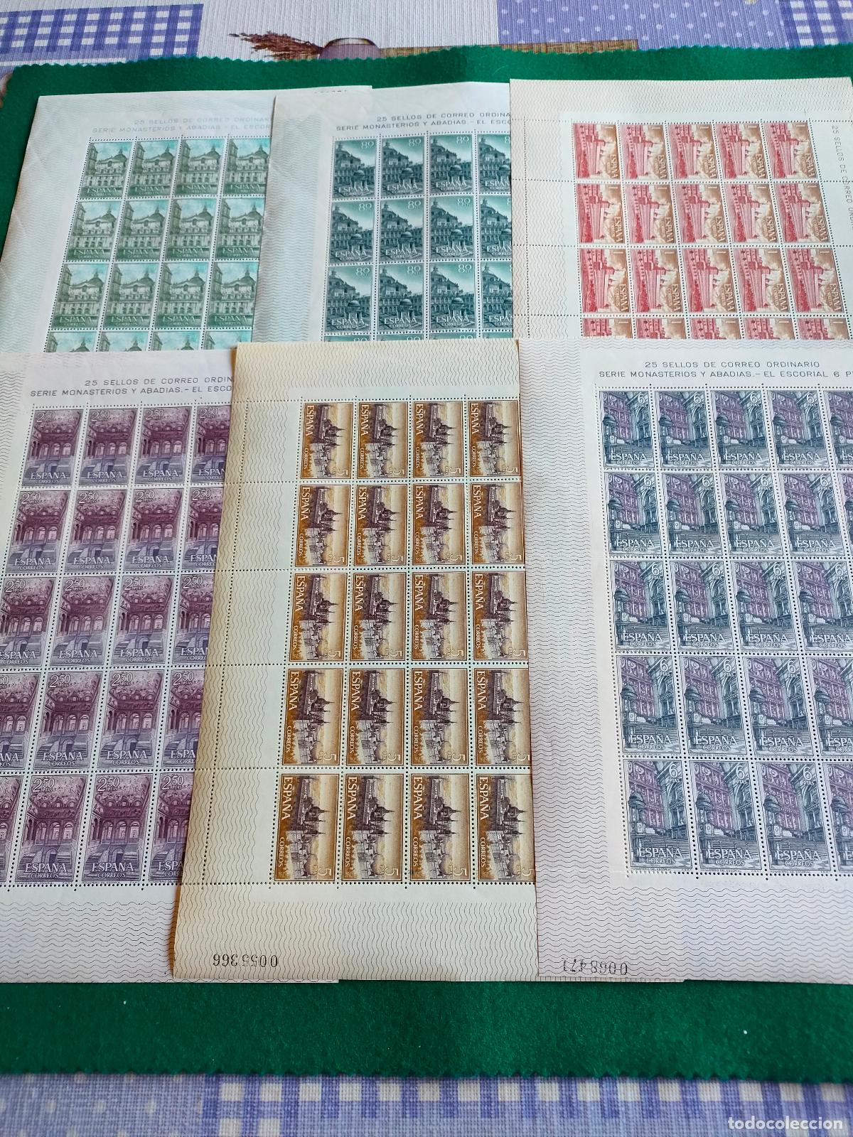 Sellos: EDIFIL 1382-87 NUEVOS EN PLIEGO 25 SERIES