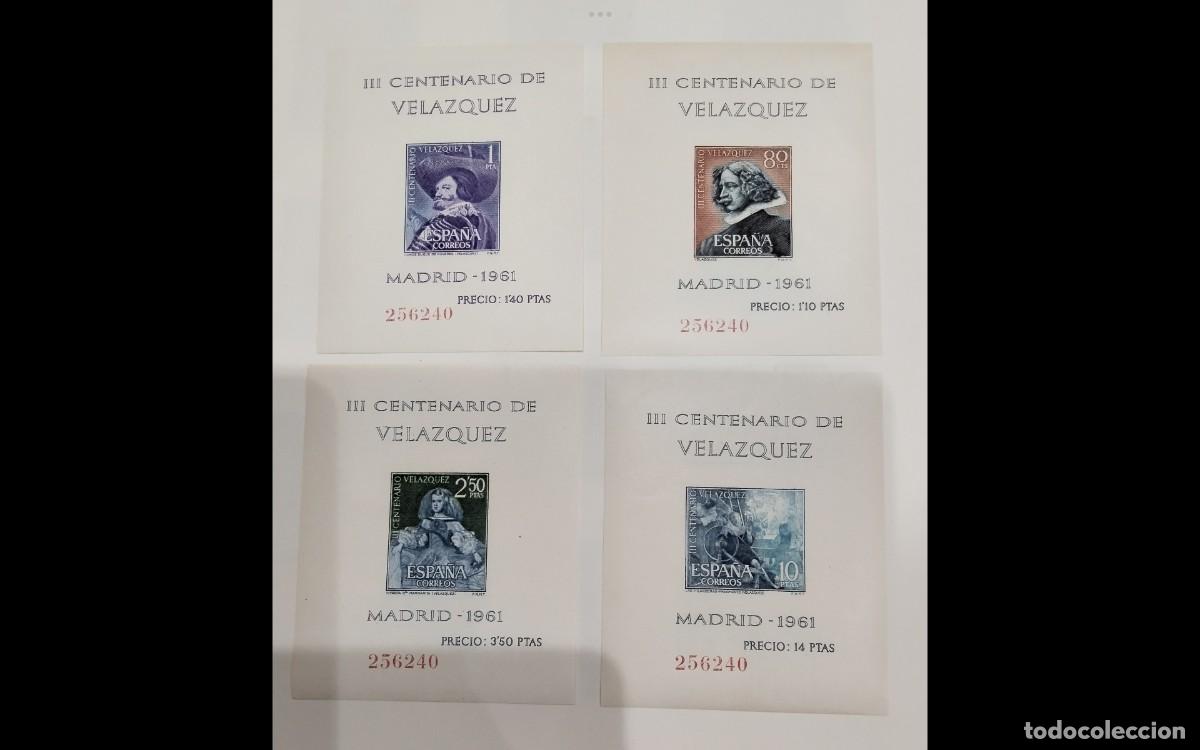 Sellos: ESPA&Ntilde;A - 1961 - HOJITAS EDIFIL 1344/1347 - MNH** - NUEVOS - MISMA NUMERACION