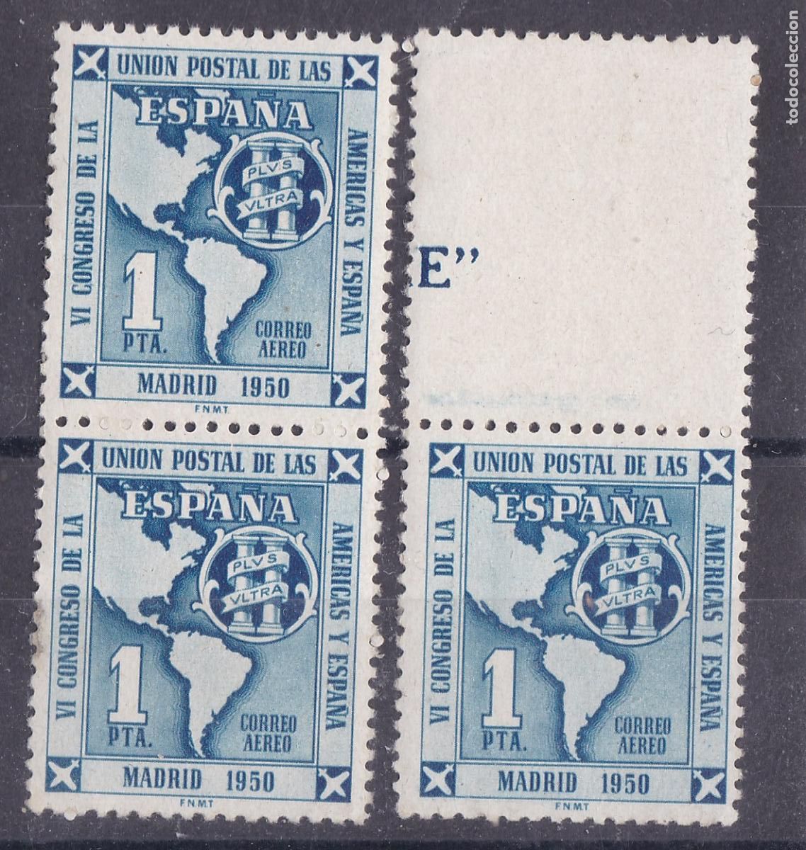 Sellos: AA3-UPAE Edifil 1091 x 3 Sellos ** Sin Fijasellos .