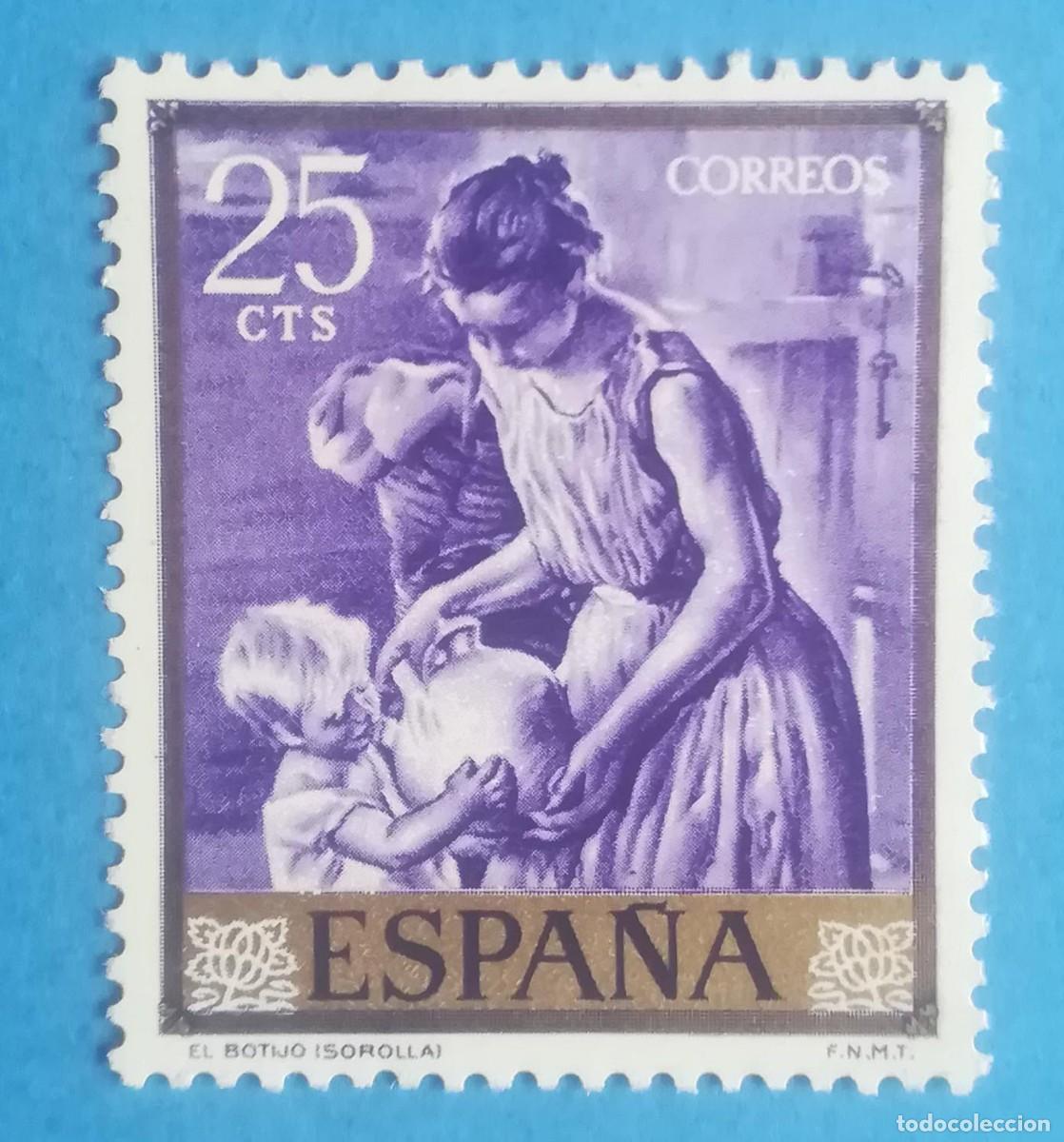 Sellos: El botijo (Joaqu&iacute;n Sorolla). Edifil 1566