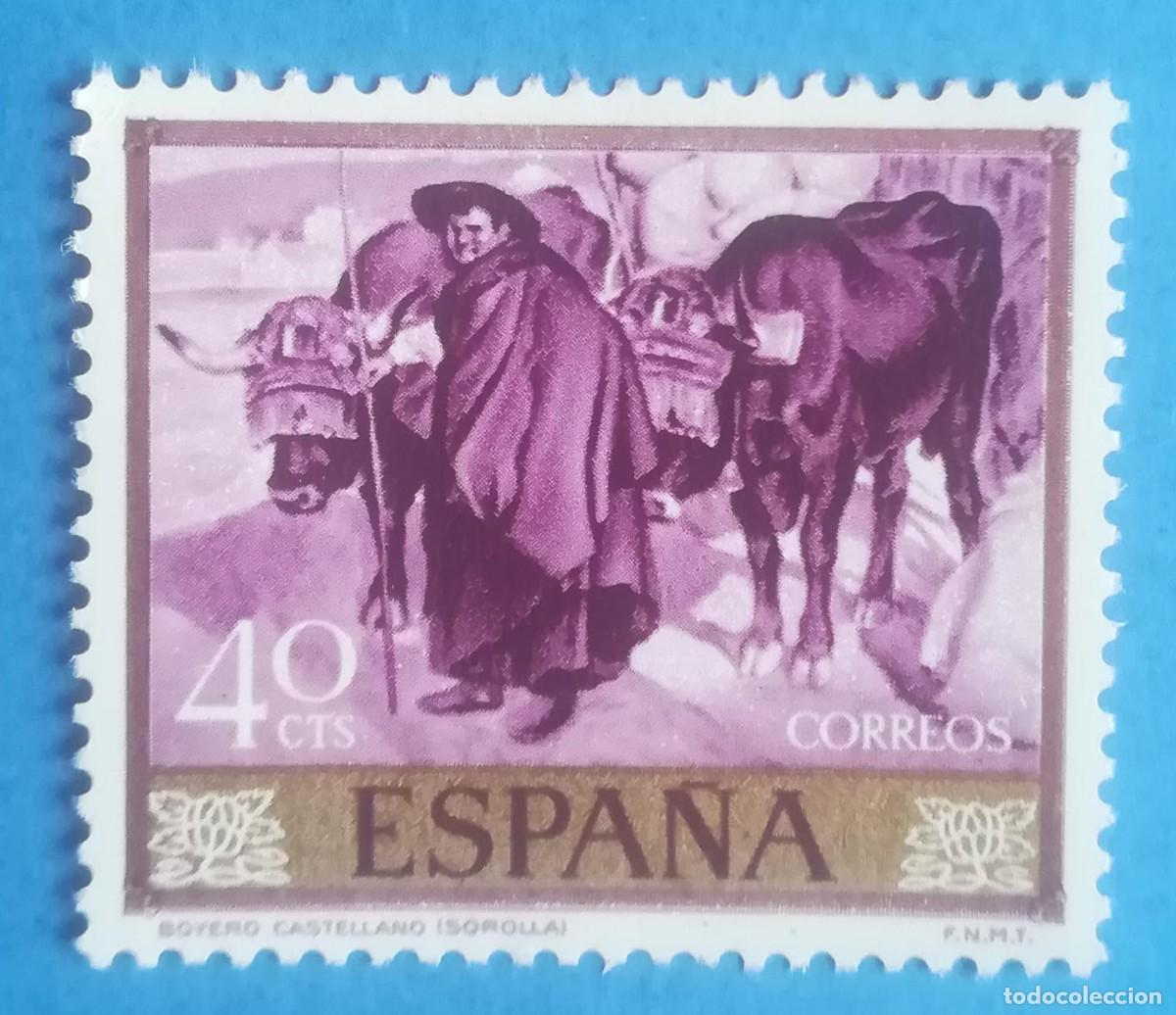 Sellos: Boyero castellano (Joaqu&iacute;n Sorolla). Edifil 1567