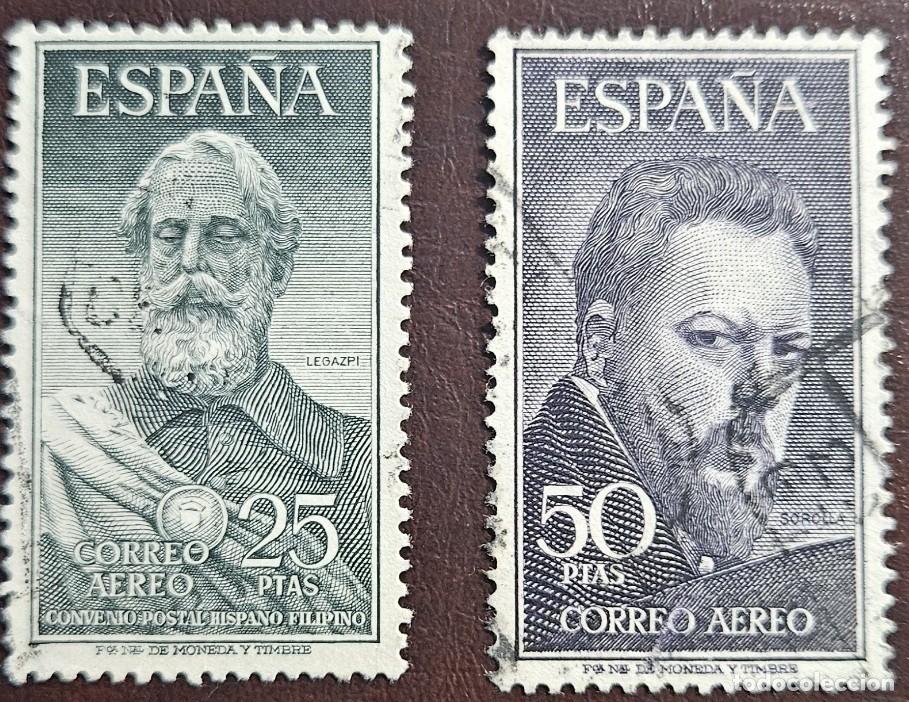 Sellos: 1953 Legazpi y Sorolla edifil 1124 - 1125 Usados