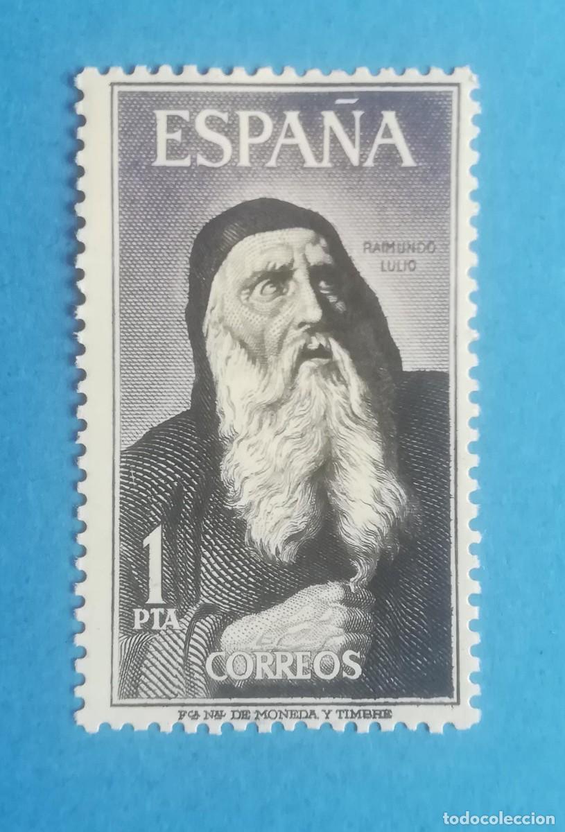 Sellos: Raimundo Lulio (Ramon Llull). Edifil 1536
