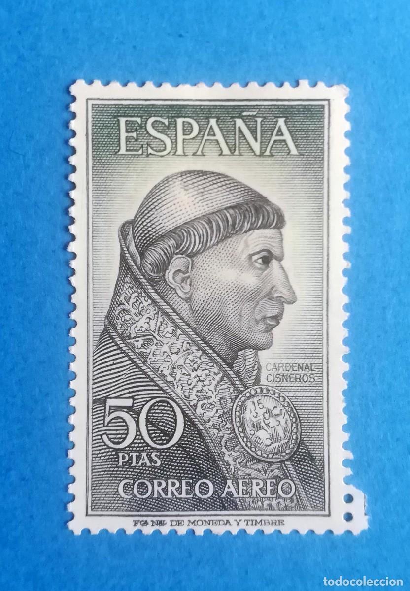 Sellos: Cardenal Cisneros. Edifil 1539. Nuevo sin fijasellos.