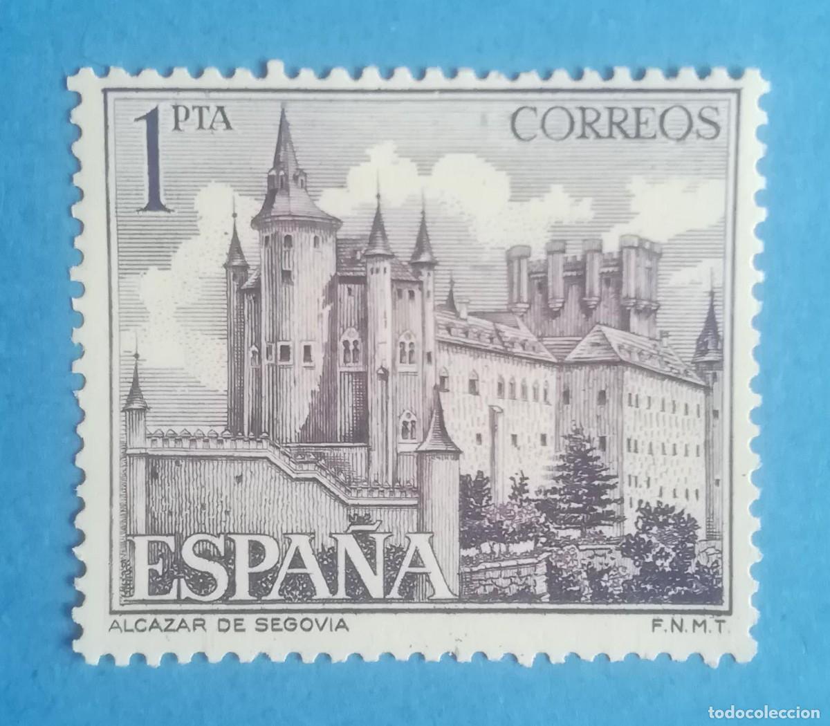 Sellos: Alc&aacute;zar de Segovia. Edifil 1546. Nuevo sin fijasellos.
