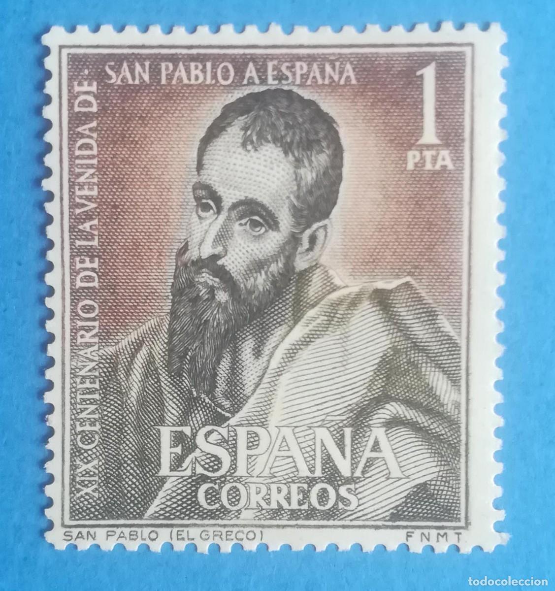 Sellos: San Pablo (El Greco). Edifil 1493. Nuevo sin fijasellos.