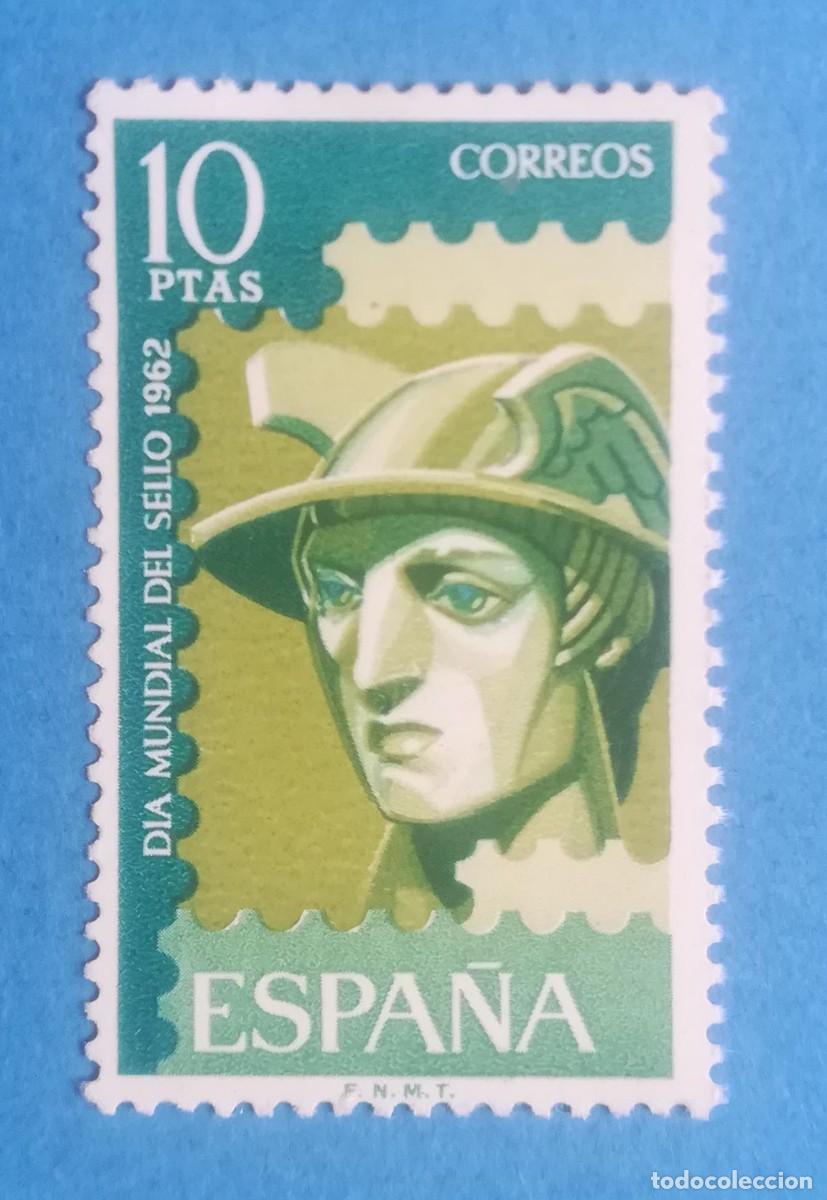 Sellos: D&iacute;a Mundial del Sello 1962. Edifil 1433. Nuevo sin fijasellos.