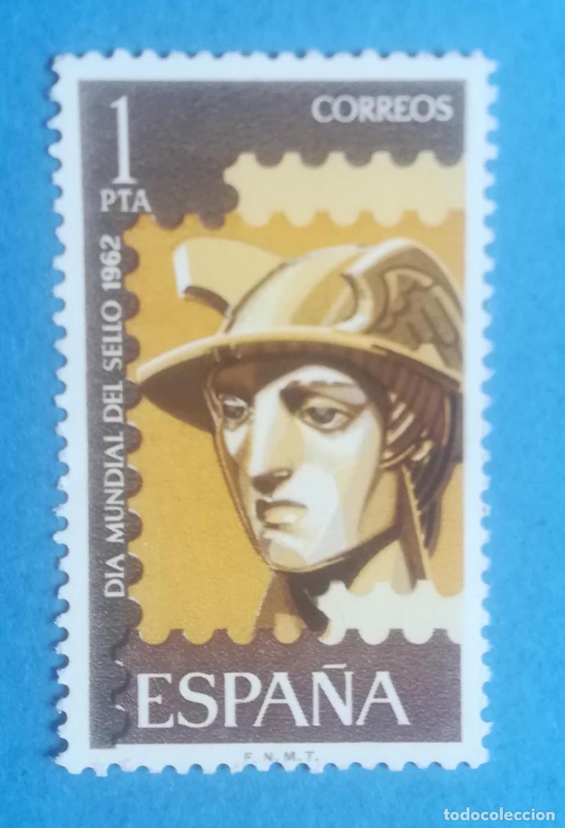 Sellos: D&iacute;a Mundial del Sello 1962. Edifil 1432. Nuevo sin fijasellos.