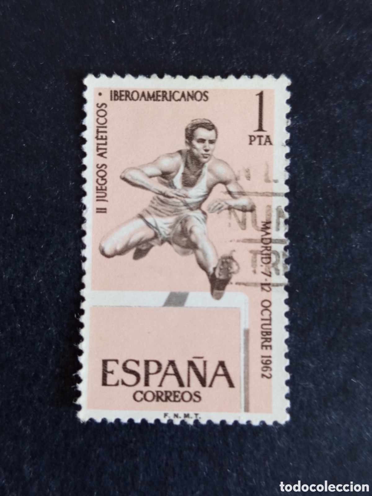Sellos: Espa&ntilde;a, 1962. Juegos Iberoamericanos. Edifil 1452. Pedido m&iacute;nimo 3 &euro;. Ver fotos.