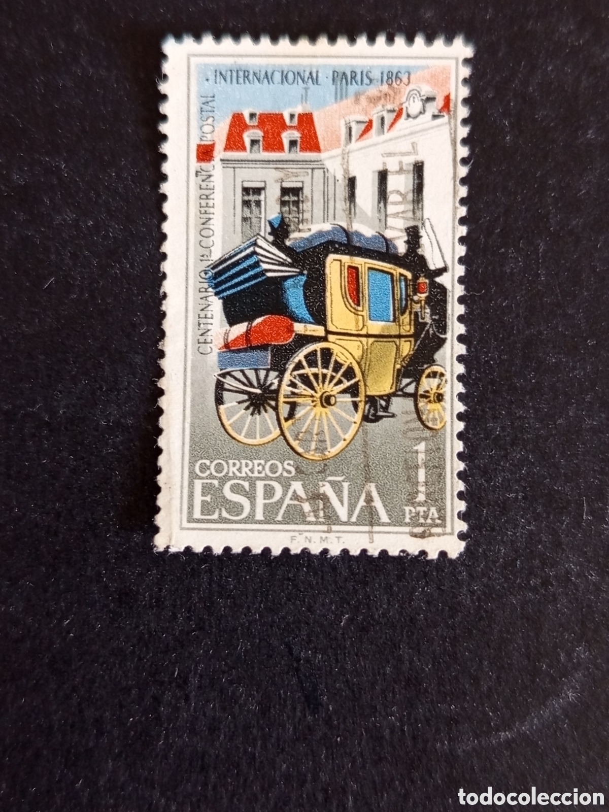 Sellos: Espa&ntilde;a, 1963. Conferencia Postal Internacional. Edifil 1508. Pedido m&iacute;nimo 3 &euro;. Ver fotos.