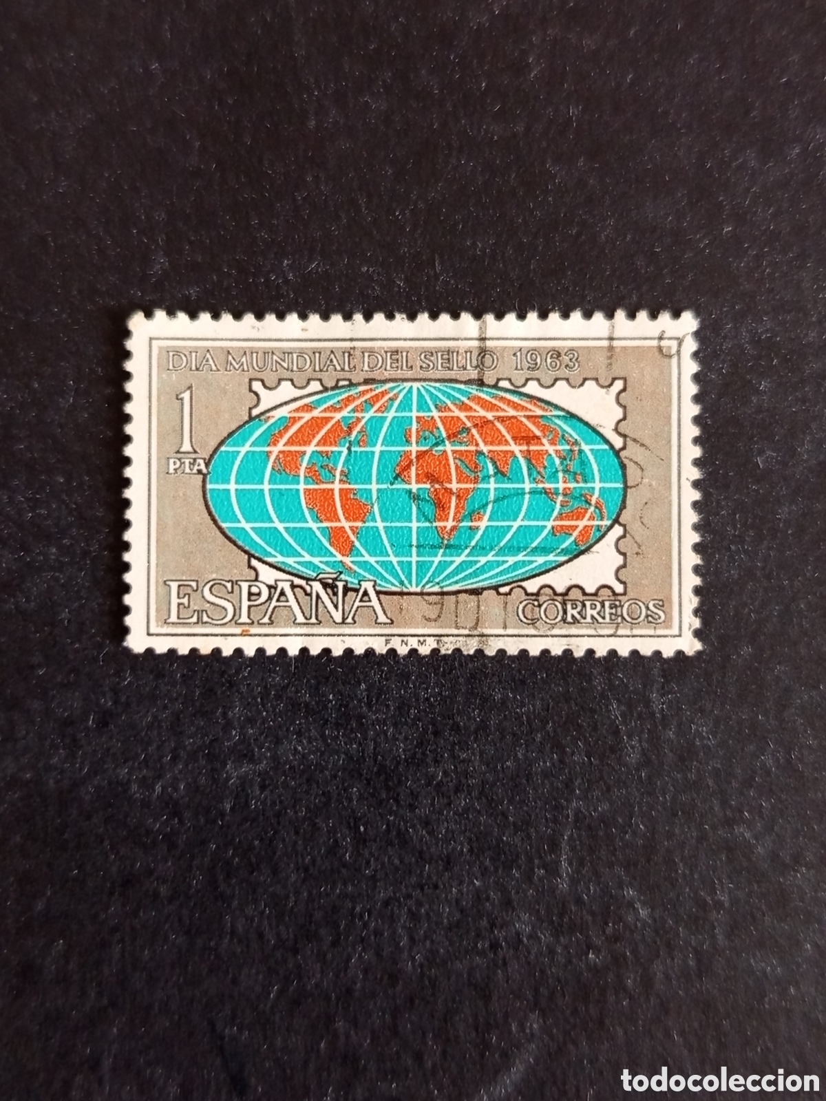 Sellos: Espa&ntilde;a, 1963. D&iacute;a Mundial del Sello. Edifil 1510. Pedido m&iacute;nimo 3 &euro;. Ver fotos.