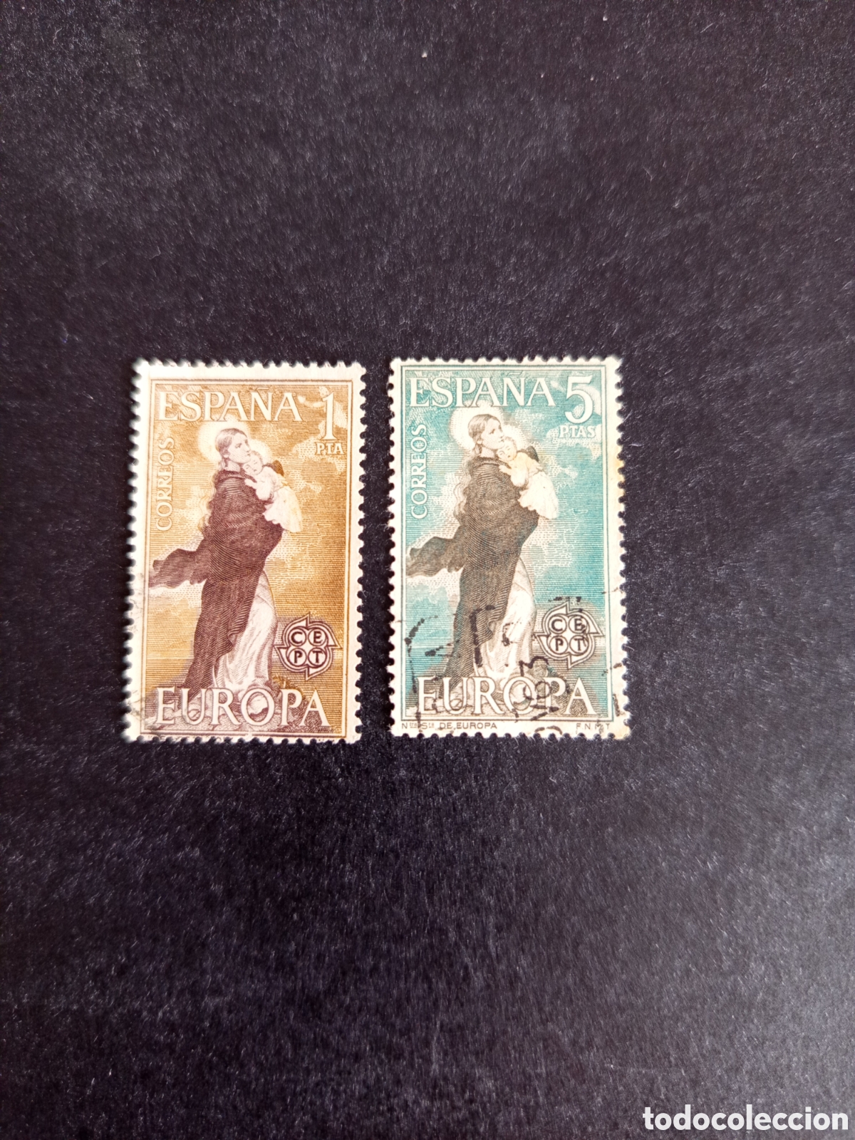 Sellos: Espa&ntilde;a, 1963. Nuestra Se&ntilde;ora de Europa. Edifil 1519/20. Pedido m&iacute;nimo 3 &euro;. Ver fotos.
